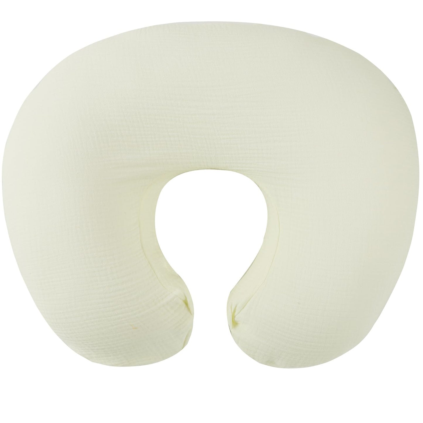 Muslin Nursing Pillow Cover Soft 100% Cotton Feeding Pillow Slipcover Fits Standard Infant Nursing Pillow Or Positioner For Baby