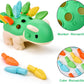 Montessori Learning Educational Toys for Baby 1 2 3 4 Year Old: Fine Motor Dinosaur Toys for Kids 2-4|Toddler Developmental Toys