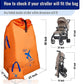 Alnoor Usa Gate Check Bag For Single & Double Stroller Travel Bag For Air Plane | Extra Large & Ultra Durable - Includes Padded