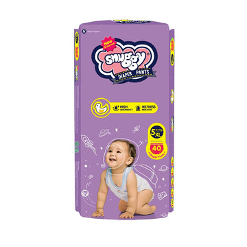 Snuggy Baby Diaper Pants Extra Large 40 Count (Pack Of 1), 1317 Kgs, Rapid Absorption, Anti  Bacterial