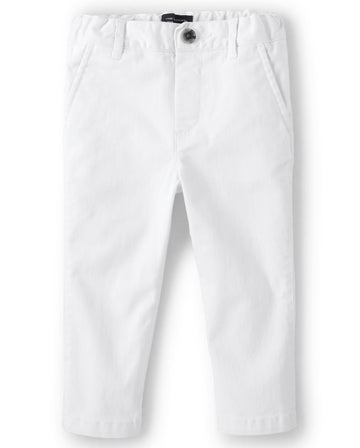 The Children'S Place Baby Boys' And Toddler Stretch Skinny Chino Pants, Simply White, 5T