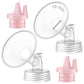 Maymom Pump Part Compatible With Spectra/Ameda Luna Pumps, Syngery Gold; Incl Wide Mouth Flange 19 Mm 2Nd Gen. Pink Valve; Not O