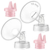Maymom Pump Part Compatible With Spectra/Ameda Luna Pumps, Syngery Gold; Incl Wide Mouth Flange 19 Mm 2Nd Gen. Pink Valve; Not O