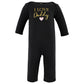Hudson Baby Unisex Baby Cotton Coveralls, Girl-Daddy, 3-6 Months
