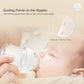 Gulicola Natural Pp Baby Breastfeeding Bottles Newborn Set 4 Pack, Extra Slow Flow Nipples, 0 Months +, 5 Oz - White