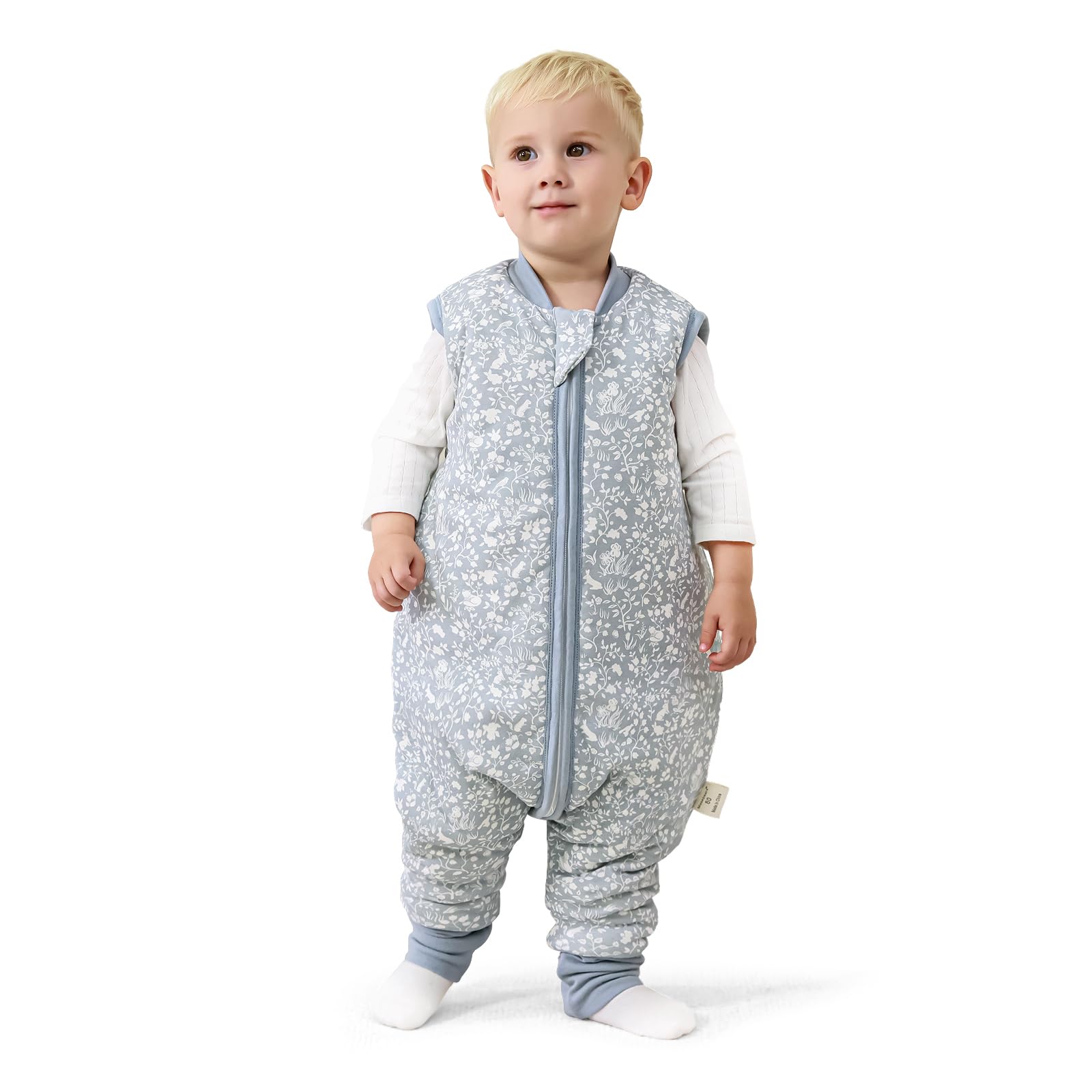 Mosebears Baby Sleep Sack with Feet,Baby Winter Sleep Sack for Toddler Thicken 2.5 TOG (18-36 Months, Baby height 34-38 inches)