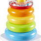 Fisher-Price Baby Stacking Toy Rock-A-Stack, Roly-Poly Base With 5 Colorful Rings For Ages 6+ Months