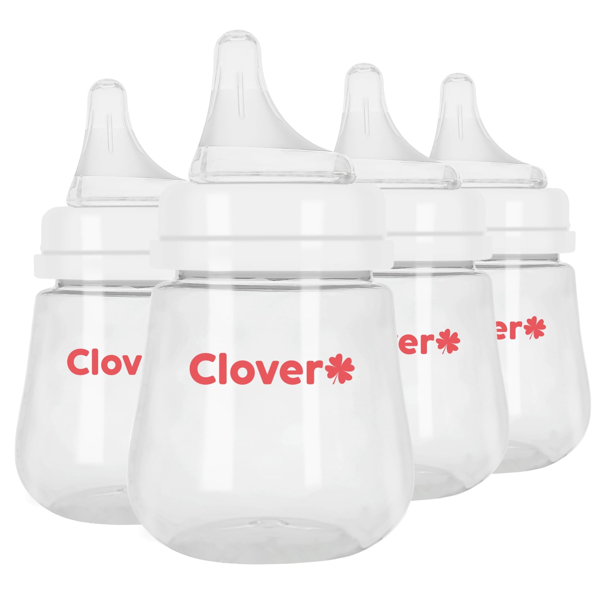 Clover Anti-Colic Baby Bottle (6oz, 4 Pack)