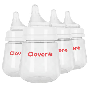 Clover Anti-Colic Baby Bottle (6oz, 4 Pack)