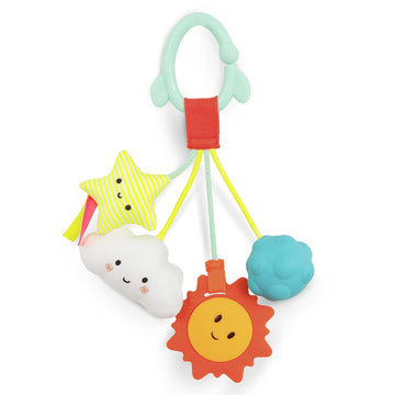 B. toys- B. baby- Baby Sensory Rattle - Hanging Toys for Car Seat, Stroller, Crib, Play Gym - Soft & Crinkly - Fun Activity for 