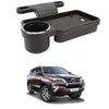 Oshotto (FT04) Foldable Car Auto Headrest Rear Back Seat Table Drink Food Cup Tray Holder Compatible with Toyota Fortuner Old 