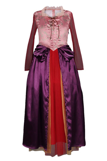 Taeyue Kids Girls Sarah Sanderson Costume Halloween Witch Cosplay Dress Outfit For Child,Xxlarge