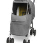 Manito Melange Alpha Stroller Weather Shield (Black Grey)
