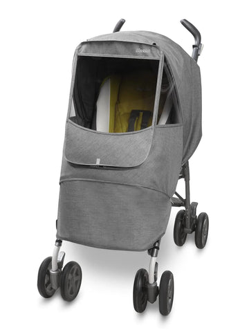 Manito Melange Alpha Stroller Weather Shield (Black Grey)