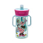 The First Years Disney Minnie Mouse Pop Up Toddler Straw Cup - Dishwasher Safe Toddler Water Bottle with Spout - Transition Sipp