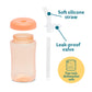 The First Years Squeeze & Sip Toddler Straw Cups - Squeezable Transition Sippy Cup with Silicone Straw - Toddler Feeding Supplie