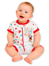 Tuddybuddy 100% Cotton Shorts Romper/Jumpsuit/Bodysuit Set For Baby (Pack Of 1 Playsuits  Red Polka  White,912 Months)