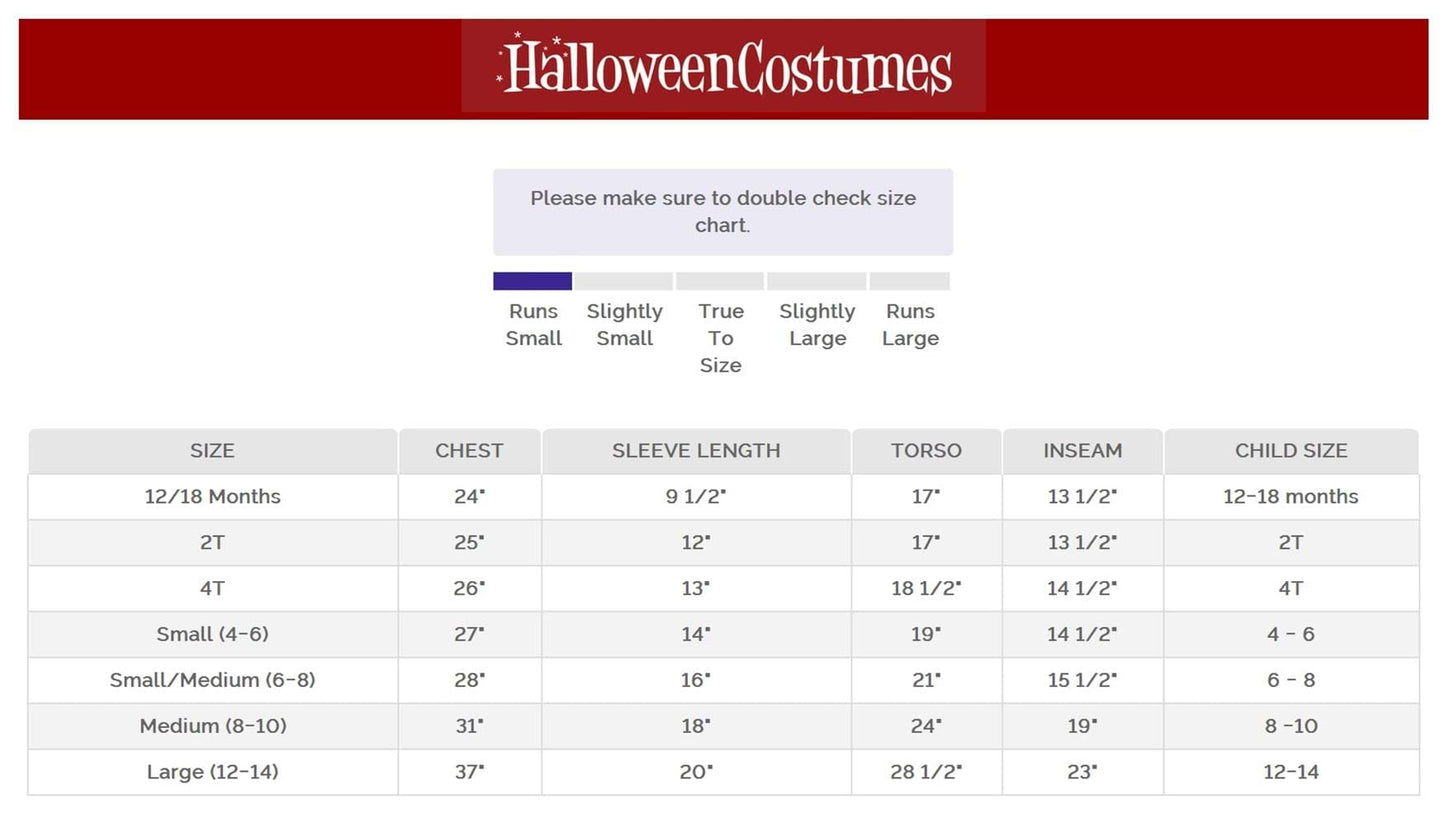 Marvel Spider-Man Toddler Costume 12/18 Months