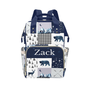 Noverbibi Personalized Diaper Bag for baby Customized Baby Bag Custom Nursing Bags with Name Custom Name Mommy Daypack Bag Tote 