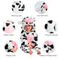 Michley Unisex Baby Boy Girl Hooded Romper Winter Animal Halloween Jumpsuit Outfits, Cow, 3-4.5T, Size 130