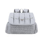 Convertible Diaper Bag Backpack, Waterproof Nappy Changing Bag, Travel Mummy Bag with Changing Pad, Shoulder Strap (GREY)