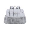 Convertible Diaper Bag Backpack, Waterproof Nappy Changing Bag, Travel Mummy Bag with Changing Pad, Shoulder Strap (GREY)