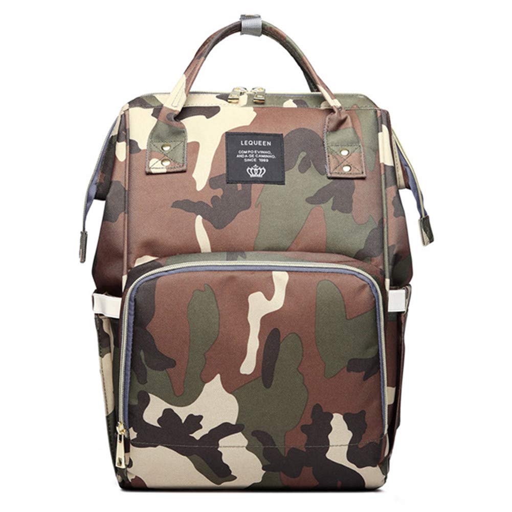 Armbq Camo Diaper Bag Backpack Multi-Function Diaper Bag For Baby Care Essentials Waterproof Travel Baby Bag For Mom Dad