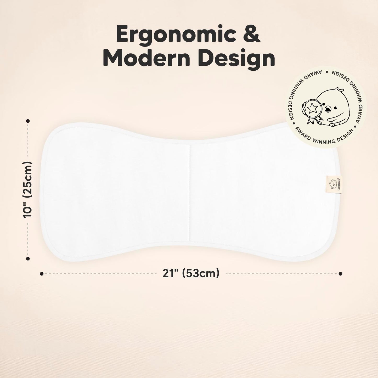 Organic Burp Cloths For Baby Boys And Girls - 5-Pack Super Absorbent Burping Cloth, Burp Clothes, Soft & Plush, Newborn Milk Spi