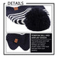 Jangannsa Knitted Baby Hat Scarf Set Winter Warm Boys Girls Beanie Fleece Lining Toddler Kids Hat With Pompom(Striped Navy(Hat+S
