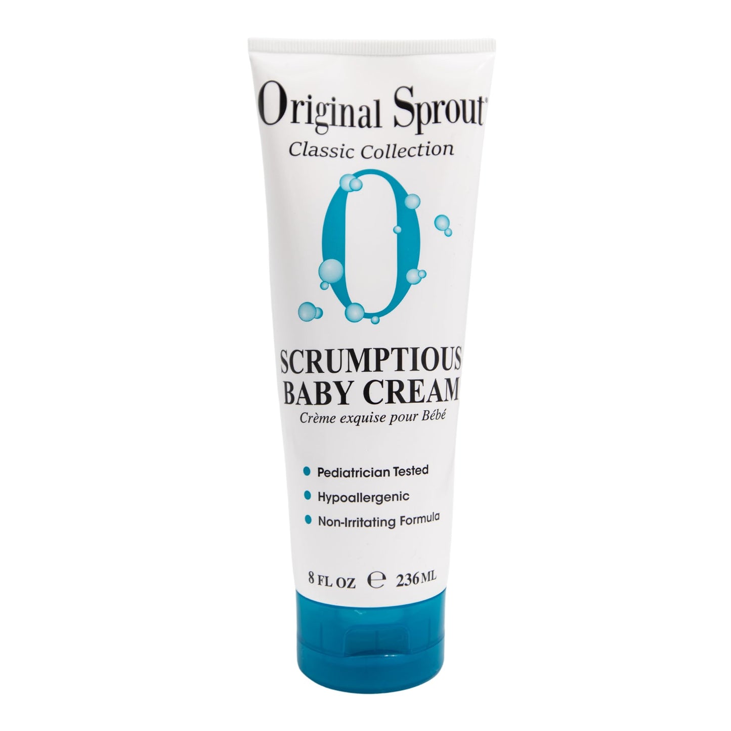 Original Sprout Scrumptious Baby Cream, Baby Lotion & Butt Cream With Zinc, Diaper Rash Cream For Babys Sensitive Skin, 8 Oz. Bo