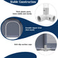 Baby Playpen 50X50 Inch, Playpen For Babies And Toddlers Baby Playpen Fence Playard Activity Center, Without Mat Included