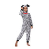 Sincere Party Dalmatians Onesie Costume For Kids,Made Of Fleece Spotted Dog Onesie Dress Up S(4-6)
