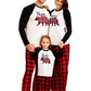 Iffei Matching Family Pajamas Sets Christmas Pj'S With Bear Printed Tee And Plaid Bottom Loungewear 9-12M