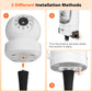 A2C Baby Monitor Mount Flexible Universal Baby Camera Mount Compatible With Infant Optics Dxr 8 Dxr-8 Pro, Vtech, Anmeate, Most