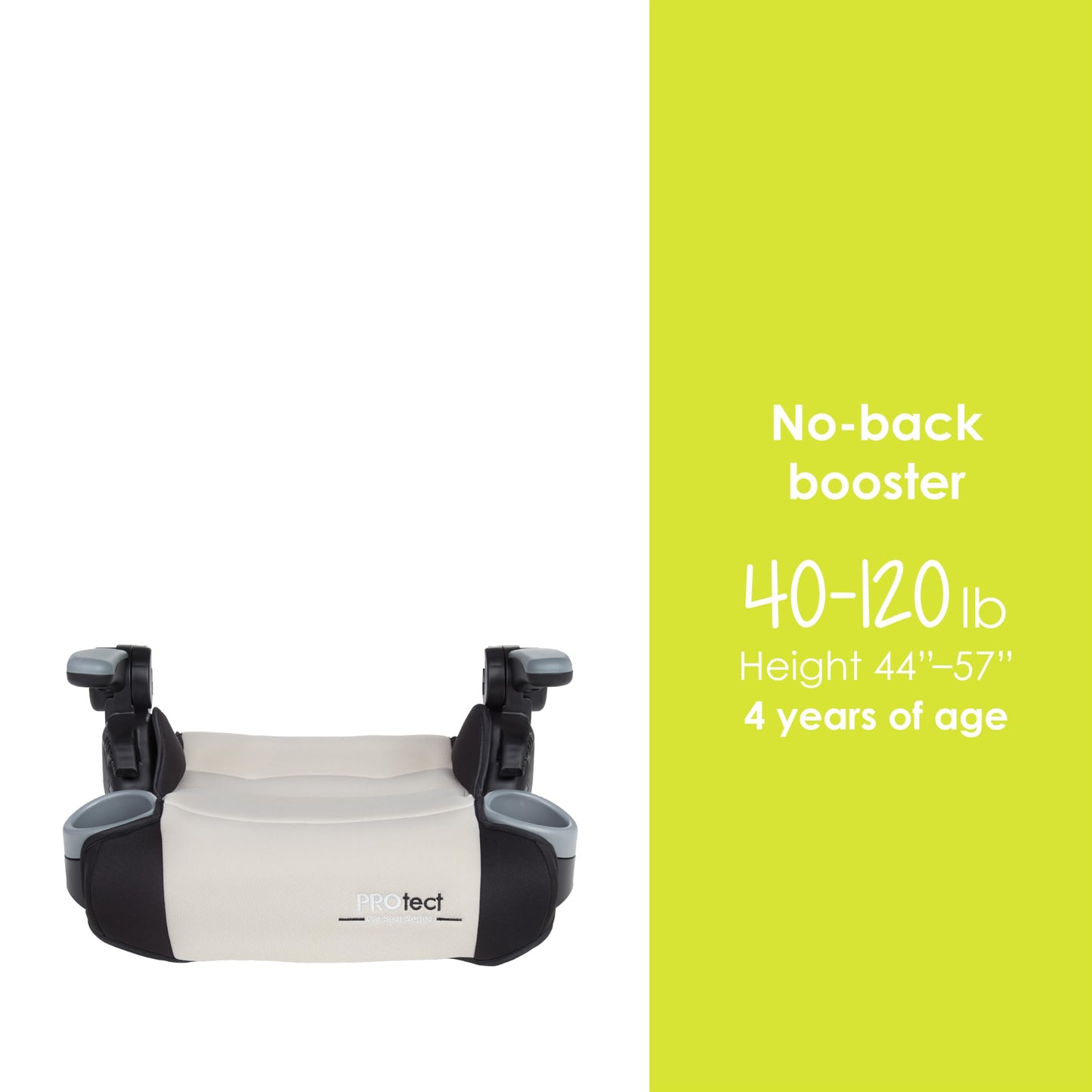 Baby Trend Protect 2-In-1 Folding Booster Seat, Dash Tan