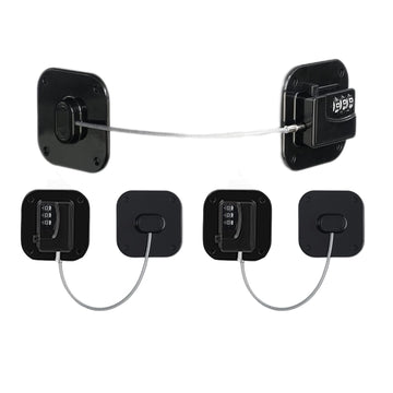 Refrigerator Lock Fridge Locks For Kids Keyless Child Safety Cabinet Locks For Cabinets Closets Drawers Window Electrical Applia
