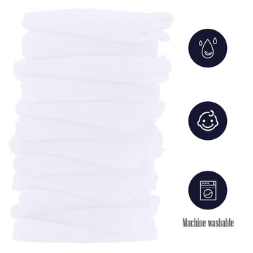 16 Pack Baby Washcloths - 10X10 Inch, Microfiber Baby Towel - Absorbent And Soft Baby Wash Clothes For Newborns, Infants And Tod