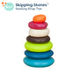 B. toys - Stacking Rings - Textured Ring Stacker for Babies - Early Development Toys - 100% Non - Toxic - Fun & Educational - Gr