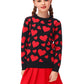 Valentine Day Sweater For Toddler Girl Red Heart Sweatshirts Kid Boys Love Long Sleeve Outfit Black 3-4 Years
