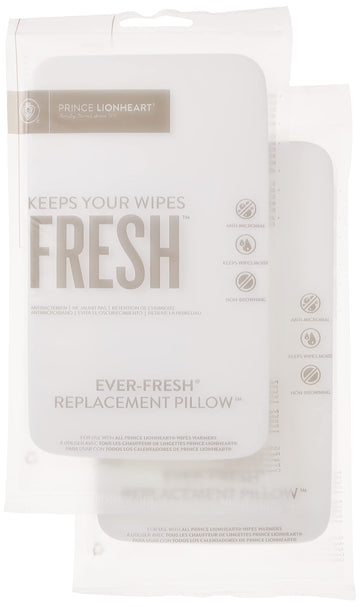 Prince Lionheart Ever-Fresh Replacement Pillows For Ultimate Wipes Warmer, 2 Count (Pack Of 1)