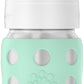 Lifefactory 8-Ounce Stainless-Steel Vacuum-Insulated Wide-Neck Baby Bottle With Stage 2 Nipple (3-6 Months) Mint, Ls2211Wmi4