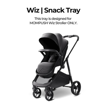 Mompush Snack Tray With Cup Holder For Mompush Wiz Stroller Only, Easy To Clean, Stroller Tray For Outings And Traveling