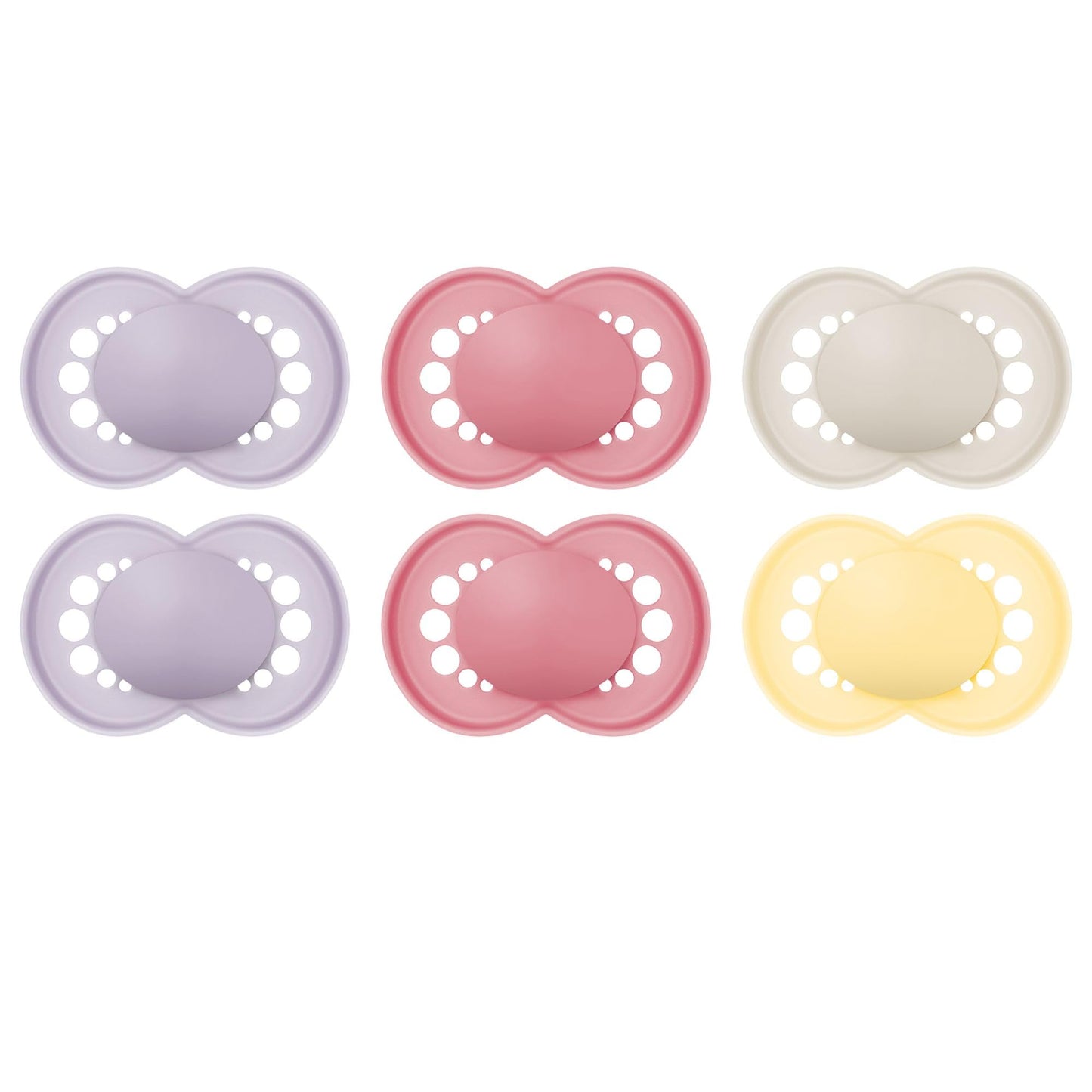 Mam Original Matte Baby Pacifiers, Binky For 6-16 Months, Bpa-Free Silicone Nipple, Easy To Clean, Best For Breastfed Babies, De
