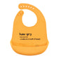 Hudson Baby Unisex Baby Silicone Bibs, Yellow Hangry, One Size