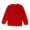 Baby Boys Girls Button-Down Cardigan Toddler Cotton Knit Sweater Red 120