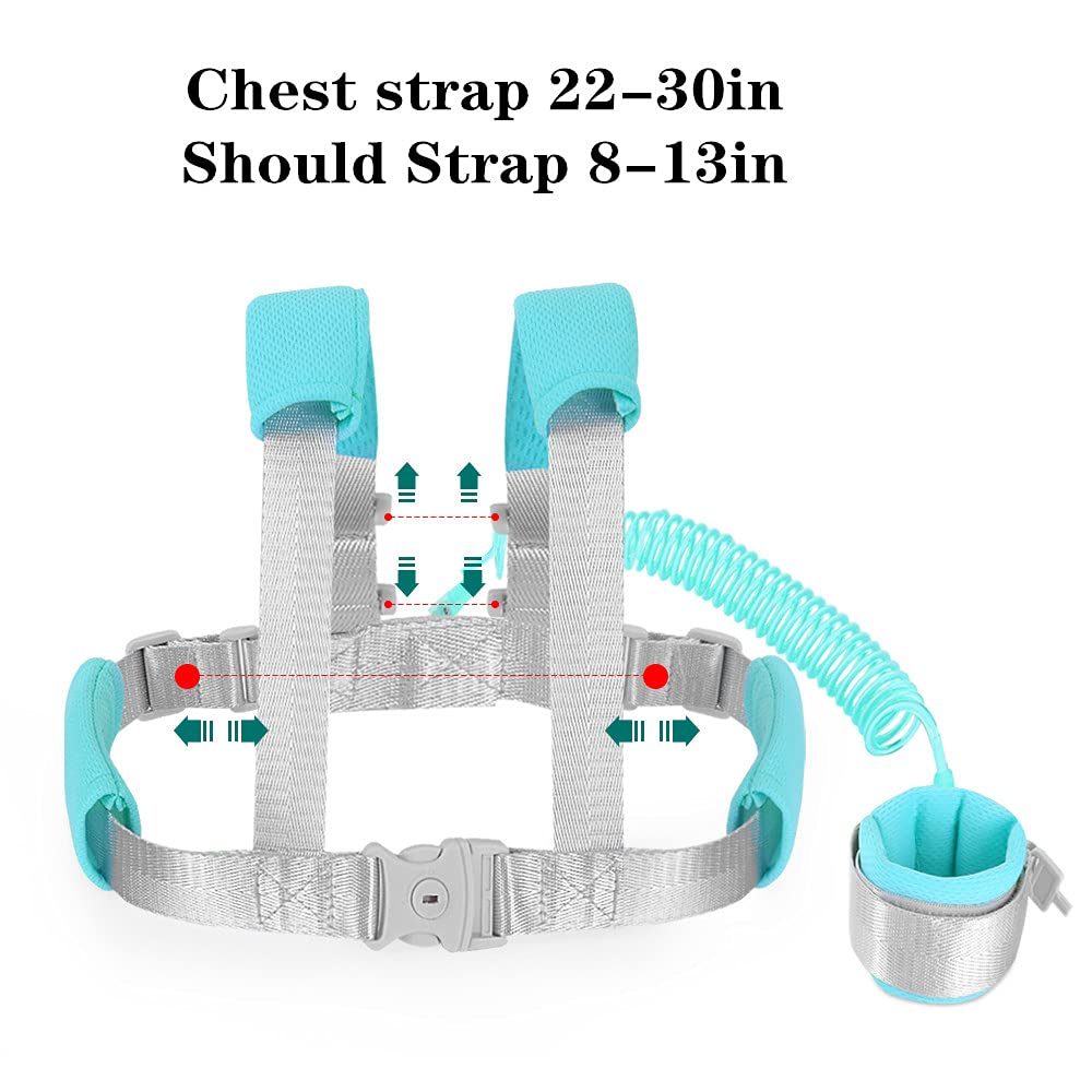 Fzbjayoon 2 In 1 Baby Leash Anti Lost Wrist Link For Toddlers Toddler Harness,Baby Leash,Leash For Toddlers,Wrist Leashes?Green