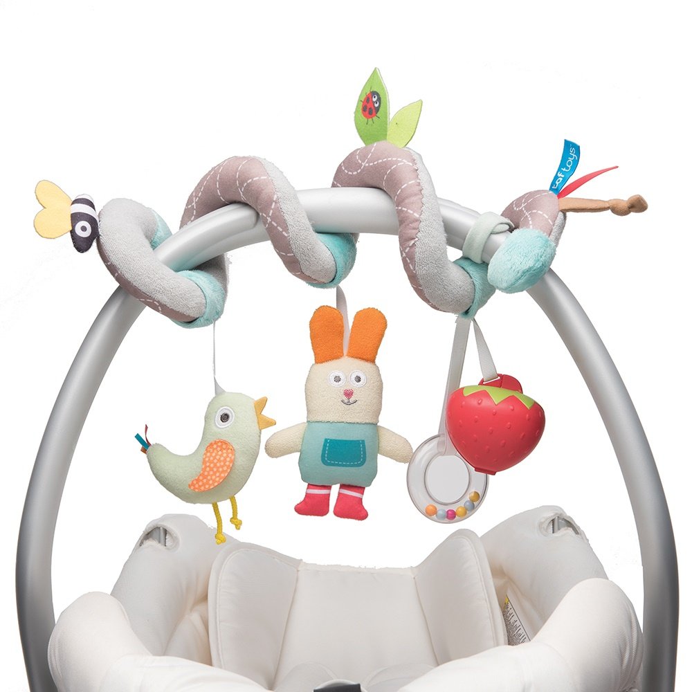 Taf Toys Garden Spiral  Babys Fun Accessory for Car Seat & Pram Etc, Hanging Rattling Toys, Easier Parenting, Keeps Your Baby Ha