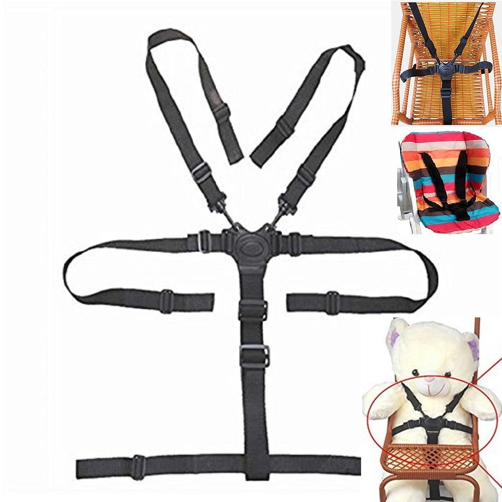 High Chair Straps, 5 Point Harness, Harness For High Chair, High Chair Harness,Universal Baby Safe Belt Holder Replacement For W