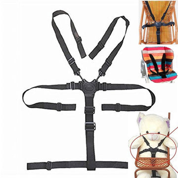 High Chair Straps, 5 Point Harness, Harness For High Chair, High Chair Harness,Universal Baby Safe Belt Holder Replacement For W