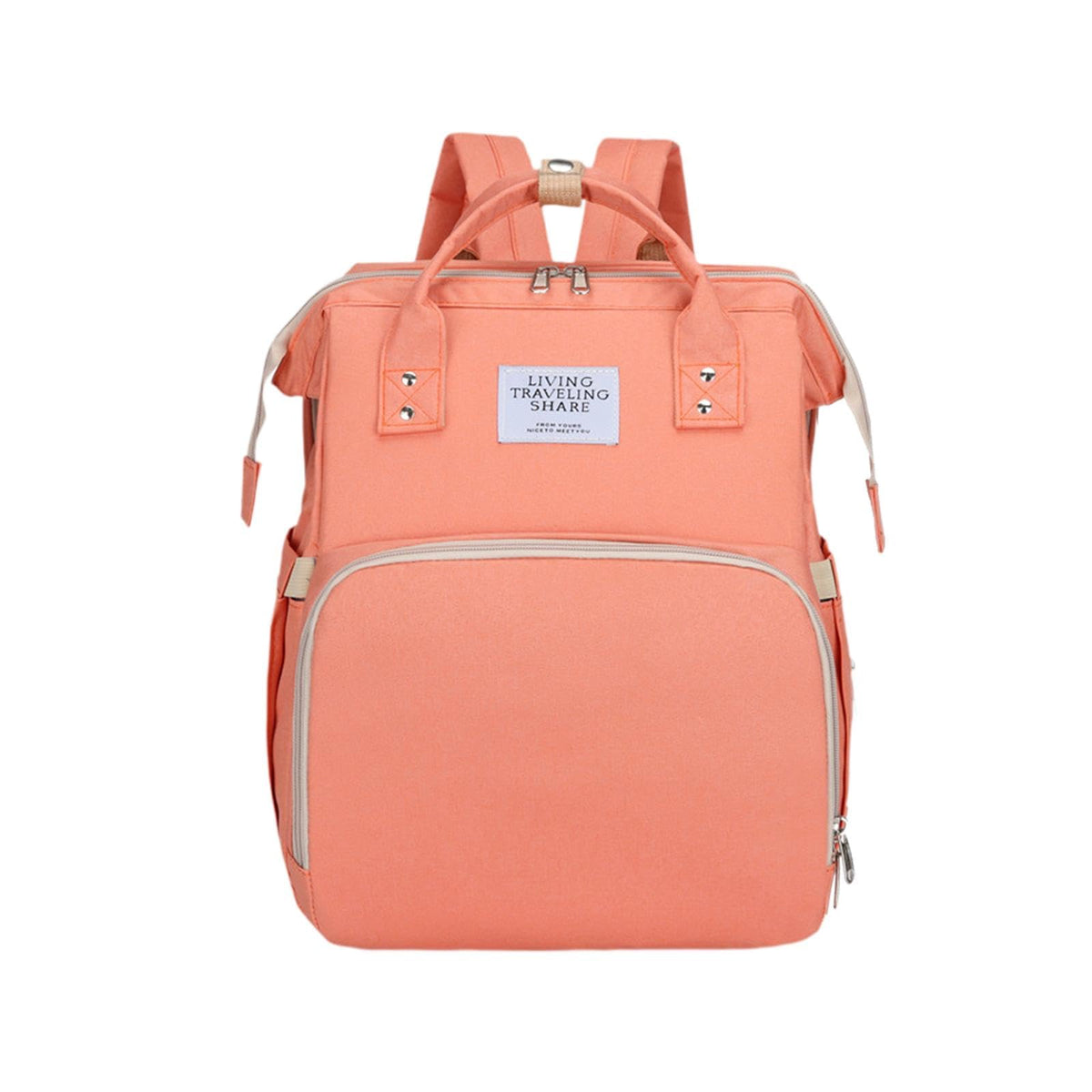 Club BollywoodDiaper Baby Bag Backpack Nylon Liner Large Capacity Multifunction Travel Bag Pink|Baby|Diapering|Diaper Bags